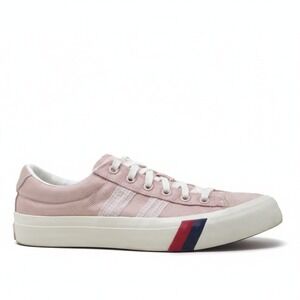 PRO-Keds Mens Royal Plus Canvas Sneakers Pink Lace Up PK66131 Size 7.5